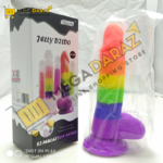 Sex Toys Multicoloured Silicone Dildo In Pakistan